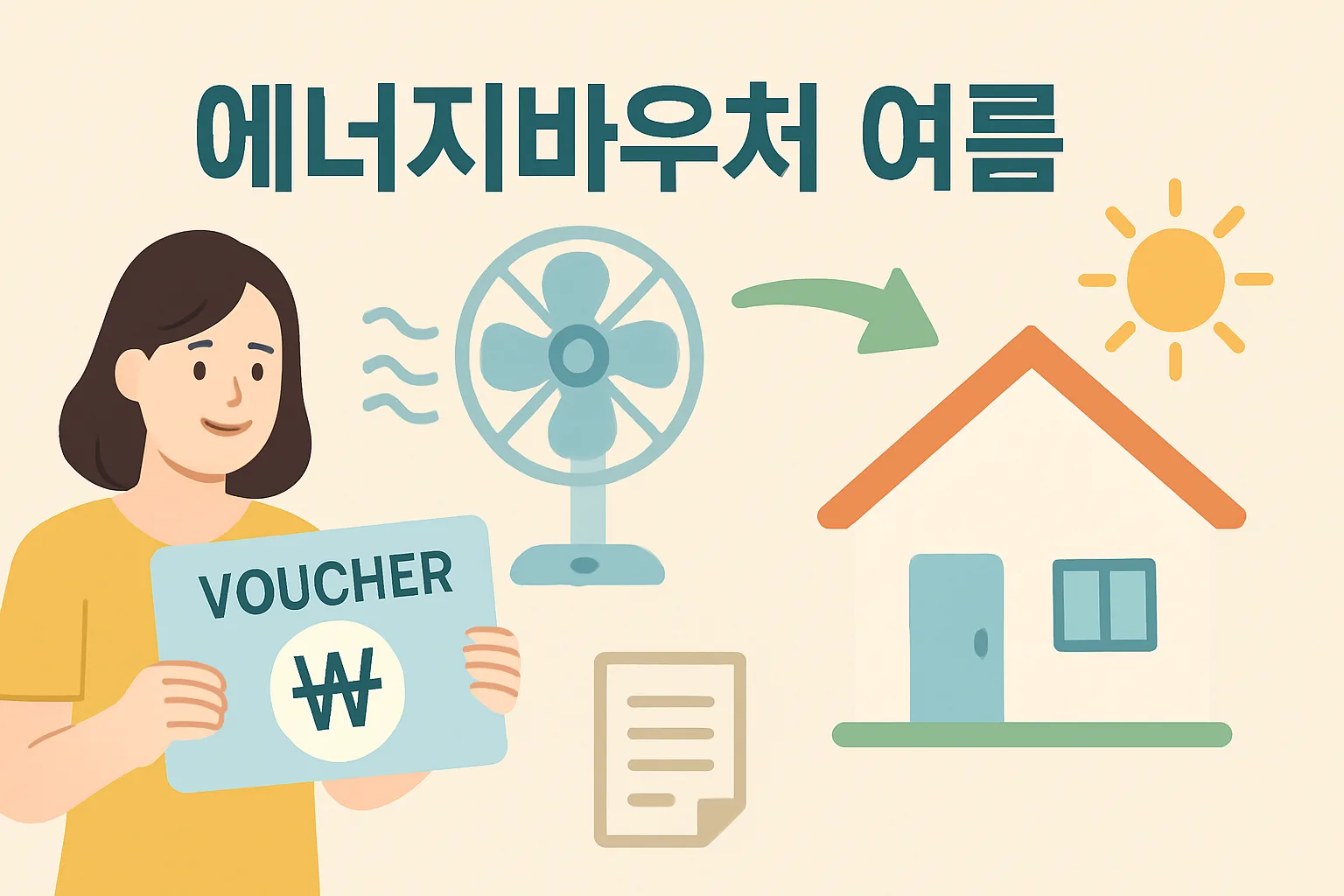 ** 에너지바우처 여름, 얼마 받고 언제 신청하나 **