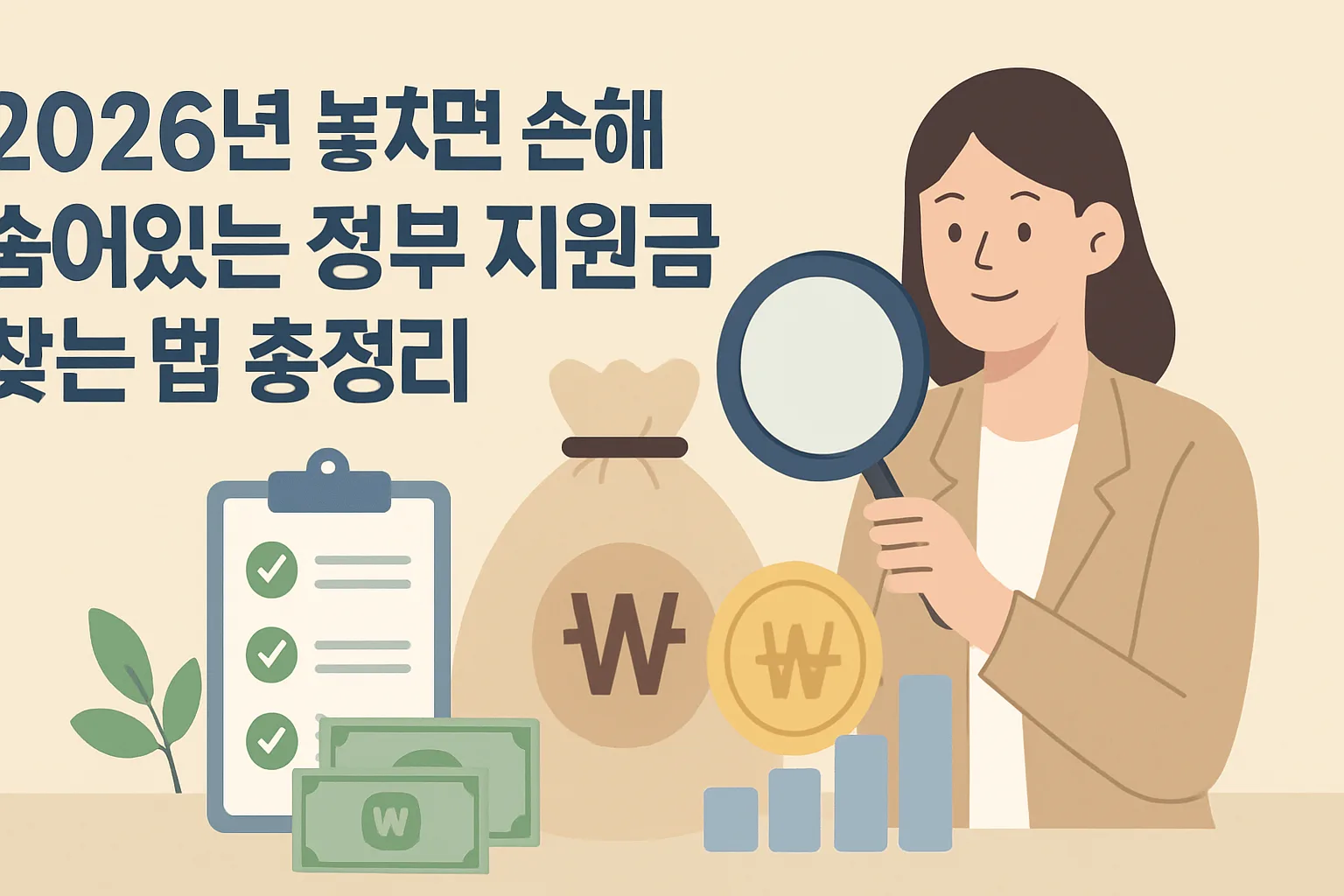2026 숨어있는 정부 지원금 찾는 법 총정리