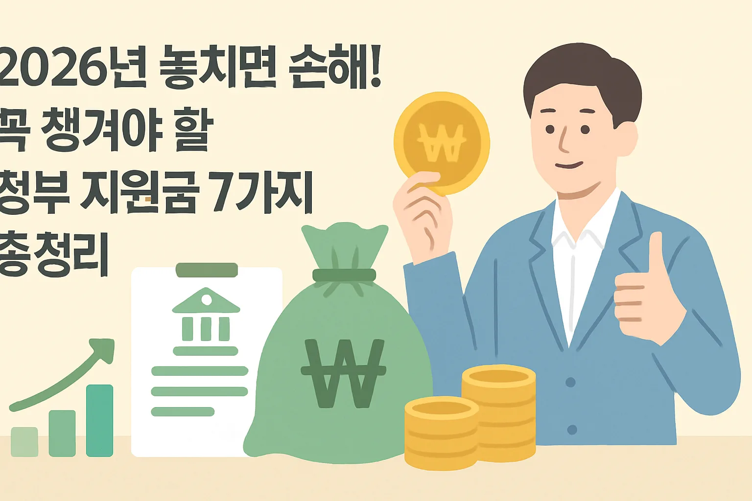 2026 정부 지원금 7가지 총정리ㅣ놓치면 손해