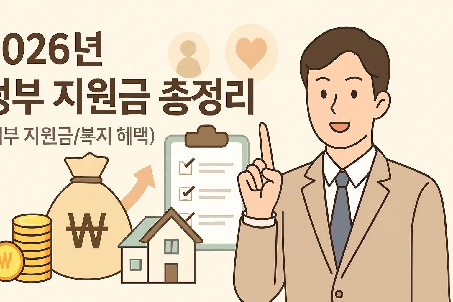 2026년 정부 지원금 총정리｜꼭 챙길 6가지