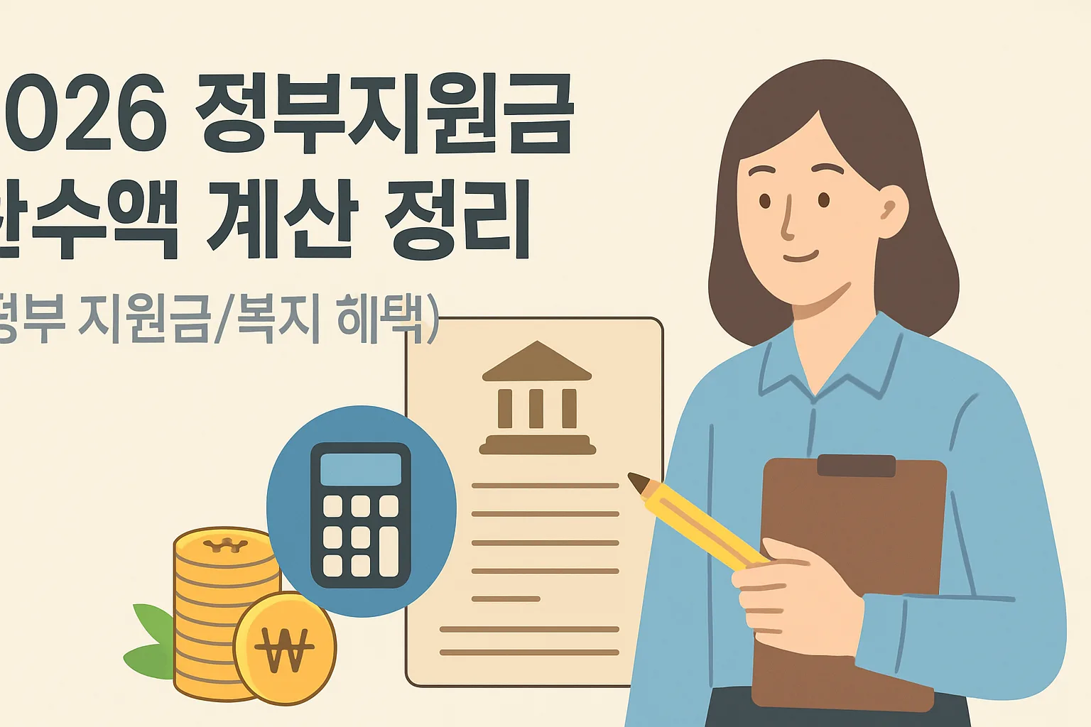 2026 정부지원금 환수액 계산, 사례로 정리