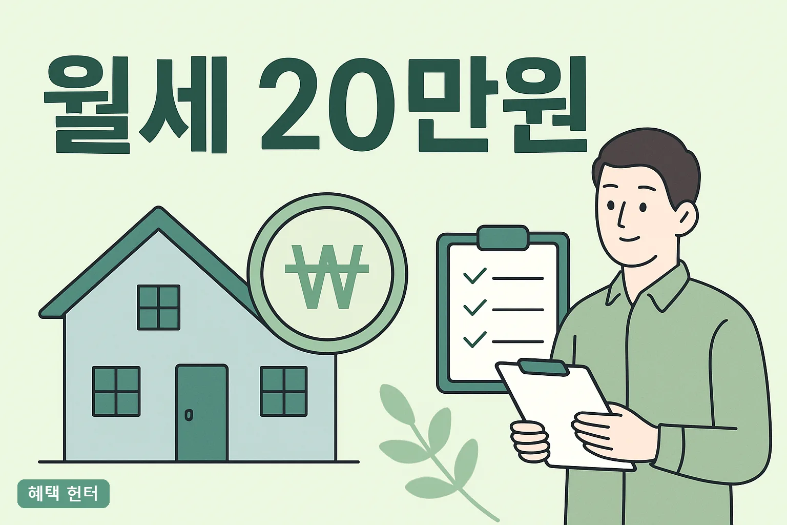 월세 20만원, 2026 신청 조건과 방법 총정리