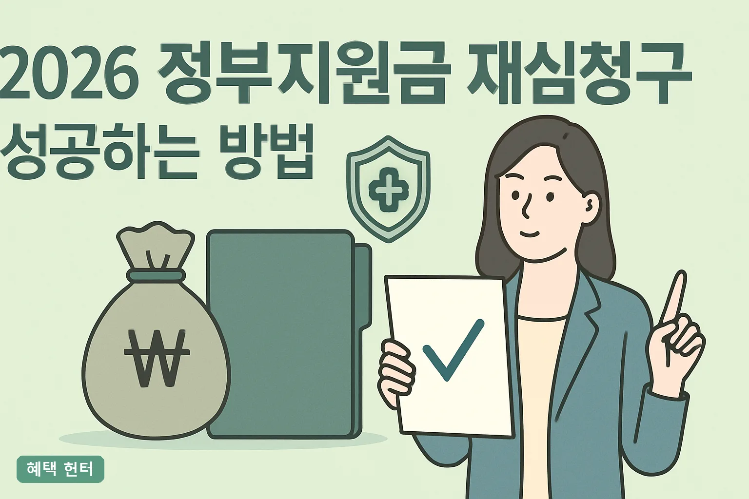 2026 정부지원금 재심청구 성공하는 방법 5단계