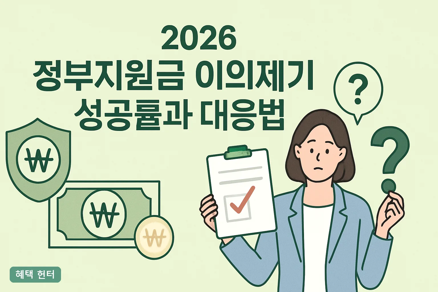 2026 정부지원금 이의제기 성공률과 대응법 정리
