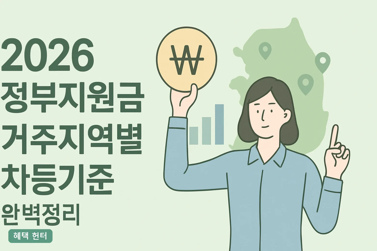 2026 정부지원금 거주지역별 차등기준 완벽정리｜주거급여 4급지·인구감소지역 89곳 기준
