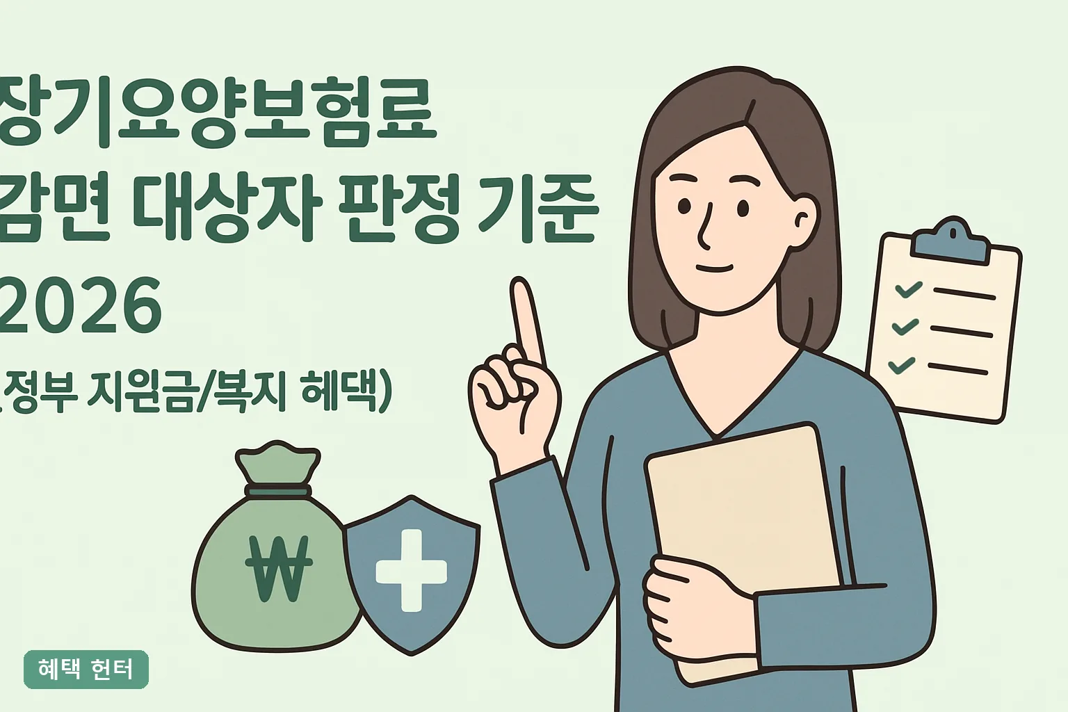 ** 장기요양보험료 감면 대상자 판정 기준 2026 총정리, 30% 감면 조건과 본인부담 60% 경감까지